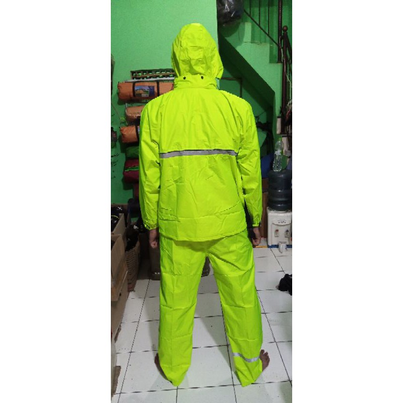 Jas hujan raincoat edelweiss waterproof setelan Rain Coat edelweiss