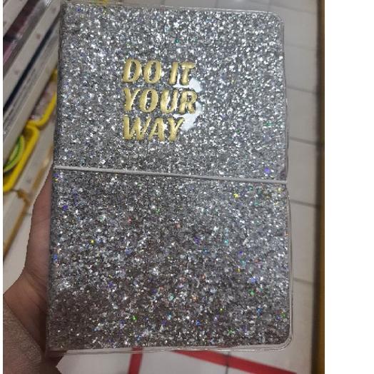 

Ready Stock!! Notebook Cover Glitter top