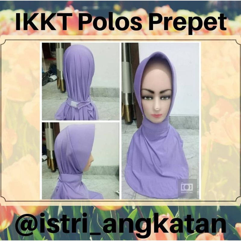 Jilbab IKKT Polos Perekat