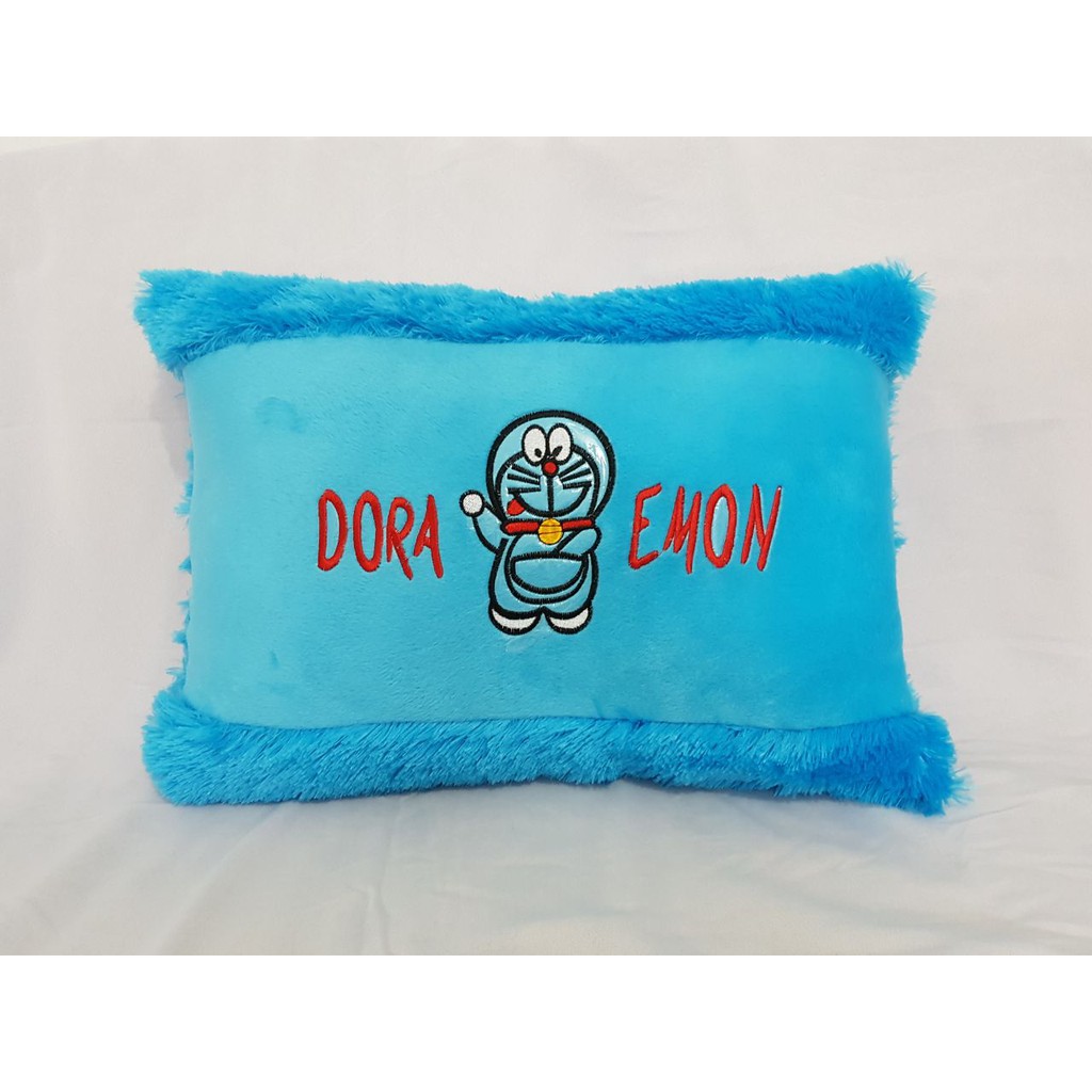 Bantal Karakter Doraemon Bantal Bulu Lasfur Ukuran Standar Dewasa