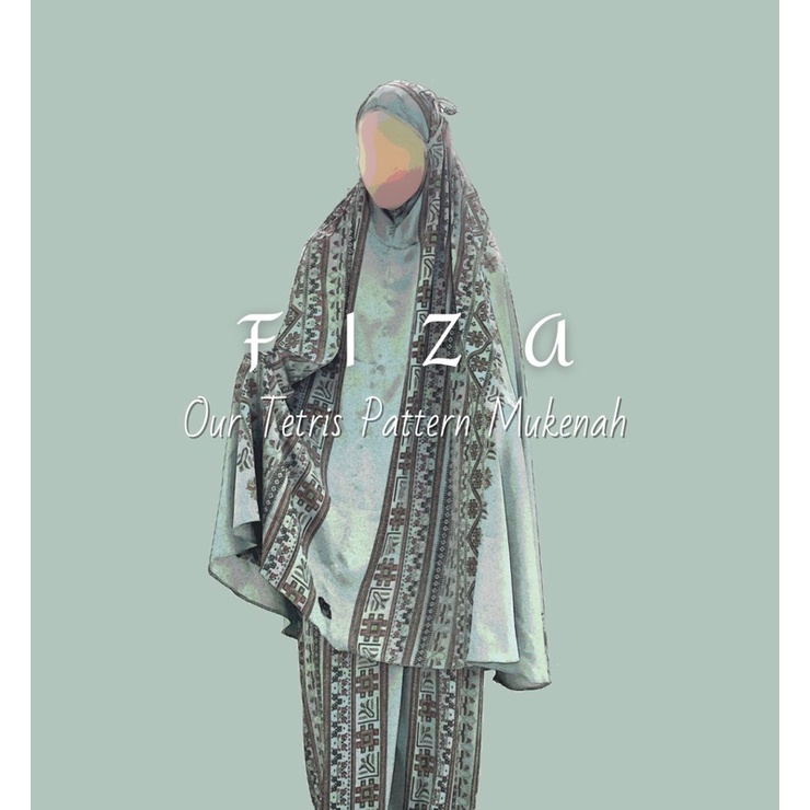 Fiza Mukenah by LW Zihan | silk mukenah | mukenah elegant