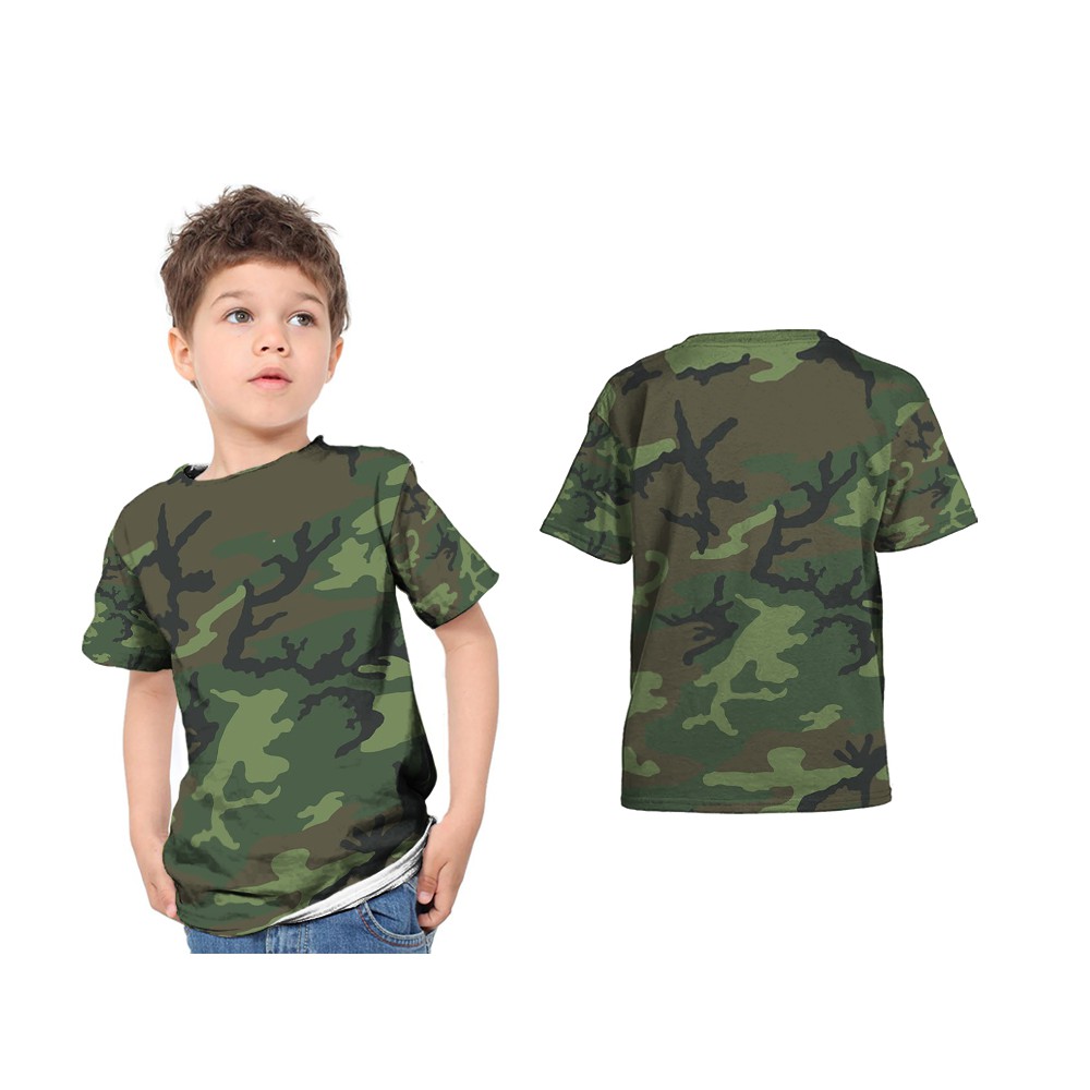 Kaos Army Camouflage Anak | Kaos Army Anak | Kaos Army Camouflage Lengan Pendek
