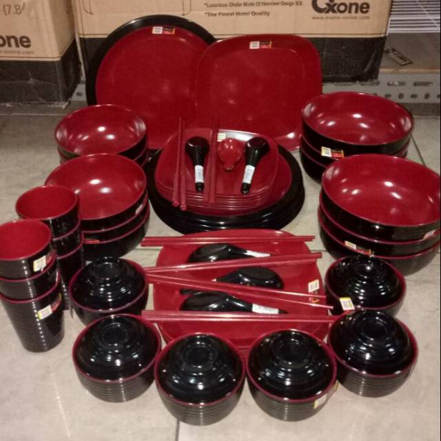 full set golden dragon melamin