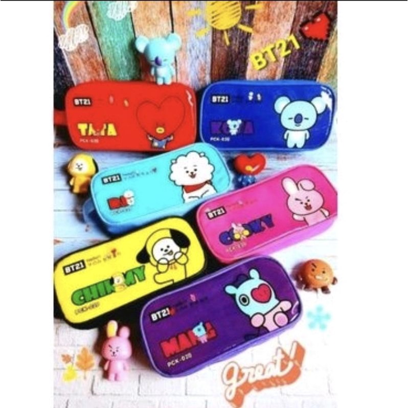 

Pensil Case Sleting BTS BT21 PCK028 (1pcs)