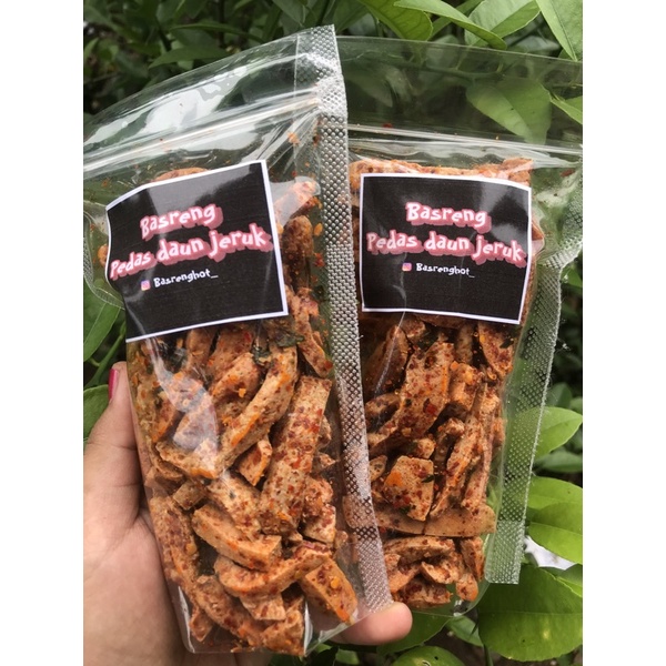 

Basreng Pedas daun jeruk