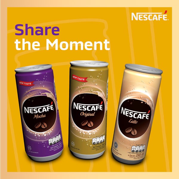 

t01thy Nescafe Can Bundle Pack 240Ml X 6Pcs Free Gift Ds20X11