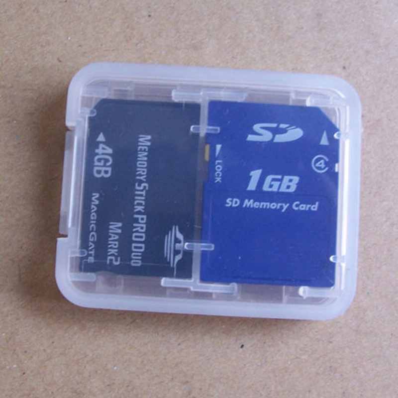 (LUCKID) Kotak Penyimpanan Memory Card Micro SD TF SDHC MSPD 8 Slot