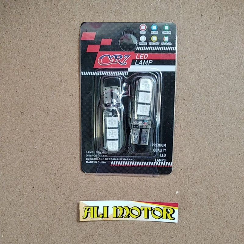 Lampu cumi kota jelly flash nyala kedip 4 mata 2 warna merah & biru