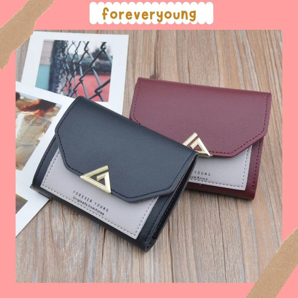 ( Fy ) COD Dompet import Dompet mini lipat Wanita Lipat dompet Cantik Dompet Import Real Pict C7