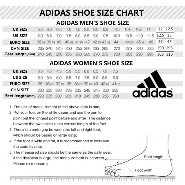 adidas yeezy sizing guide