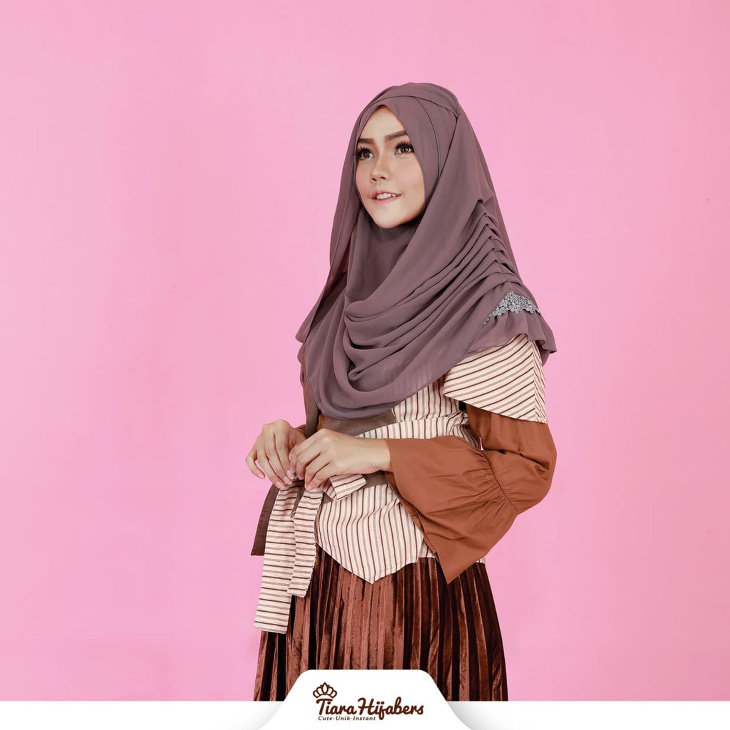 Tiara Hijabers Jilbab Pashmina Instan Premium Ori Tiara Hijabers PHRP PIFY PIFT ALDF PIM KIDS ALFASA NAKUSHA