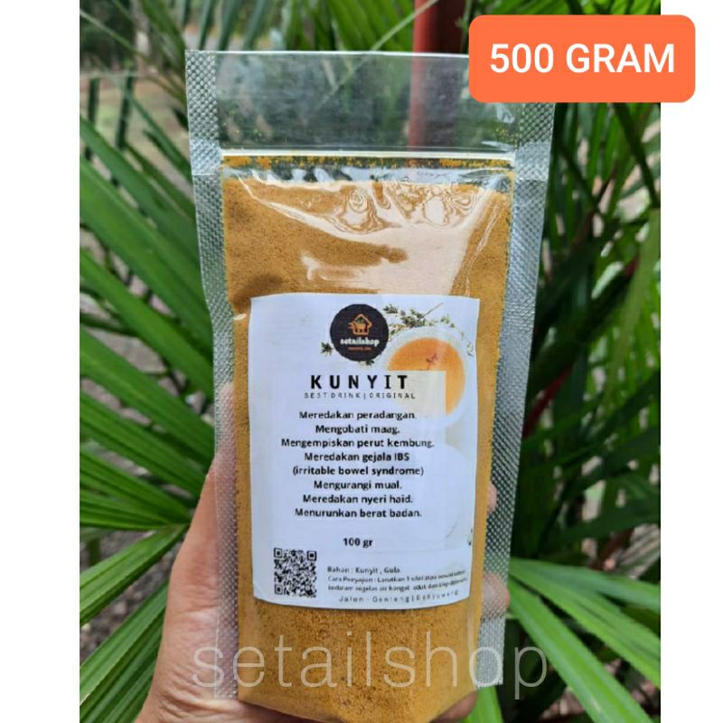 

Minuman Bubuk Kunyit 500 gram Herbal Termurah
