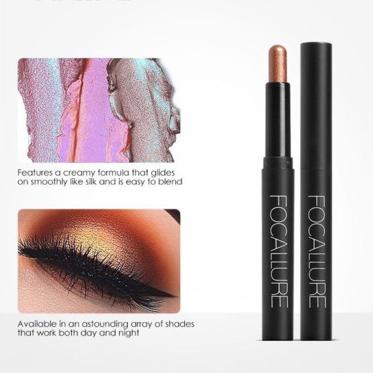 (READY &amp; ORI) FOCALLURE Shimmer Glitter Eyeshadow stick Eye Shadow Pen Pencil Crayon FA38 FA 38