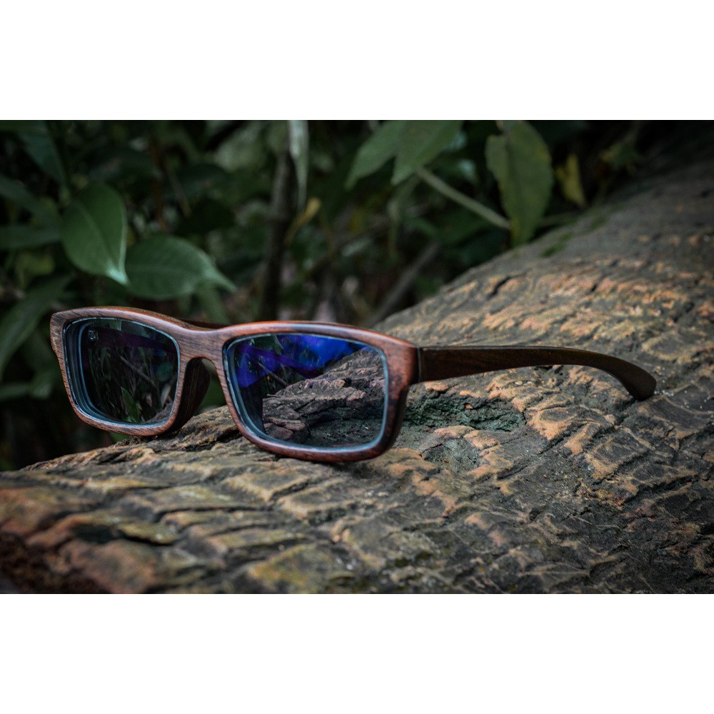 Frame kacamata kayu Geni puma kacamata anti radiasi  pria wanita