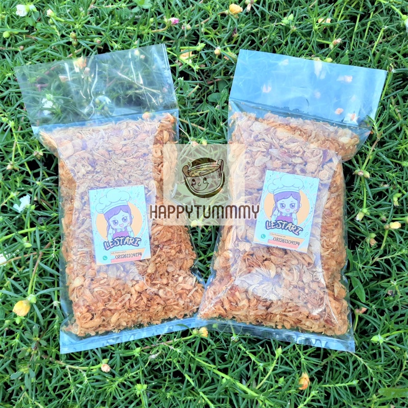 BAWANG GORENG LESTARI ASLI SUMENEP 50Gr 100Gr 250Gr 500Gr KUALITAS NO.1