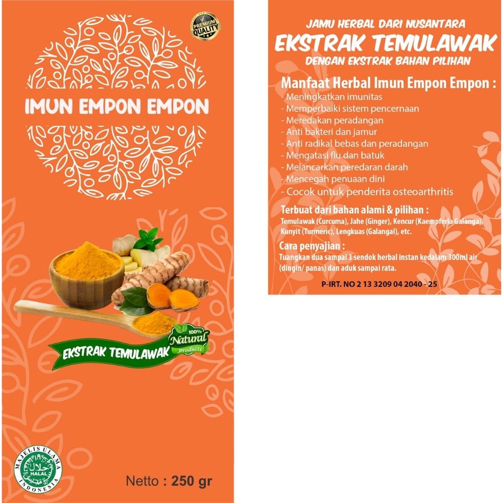 

Jamu Herbal Imun Empon Empon