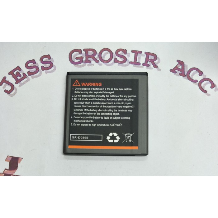 Baterai Battery Double Power Evercoss Evercross Cross A33C Jump Series - Hitam