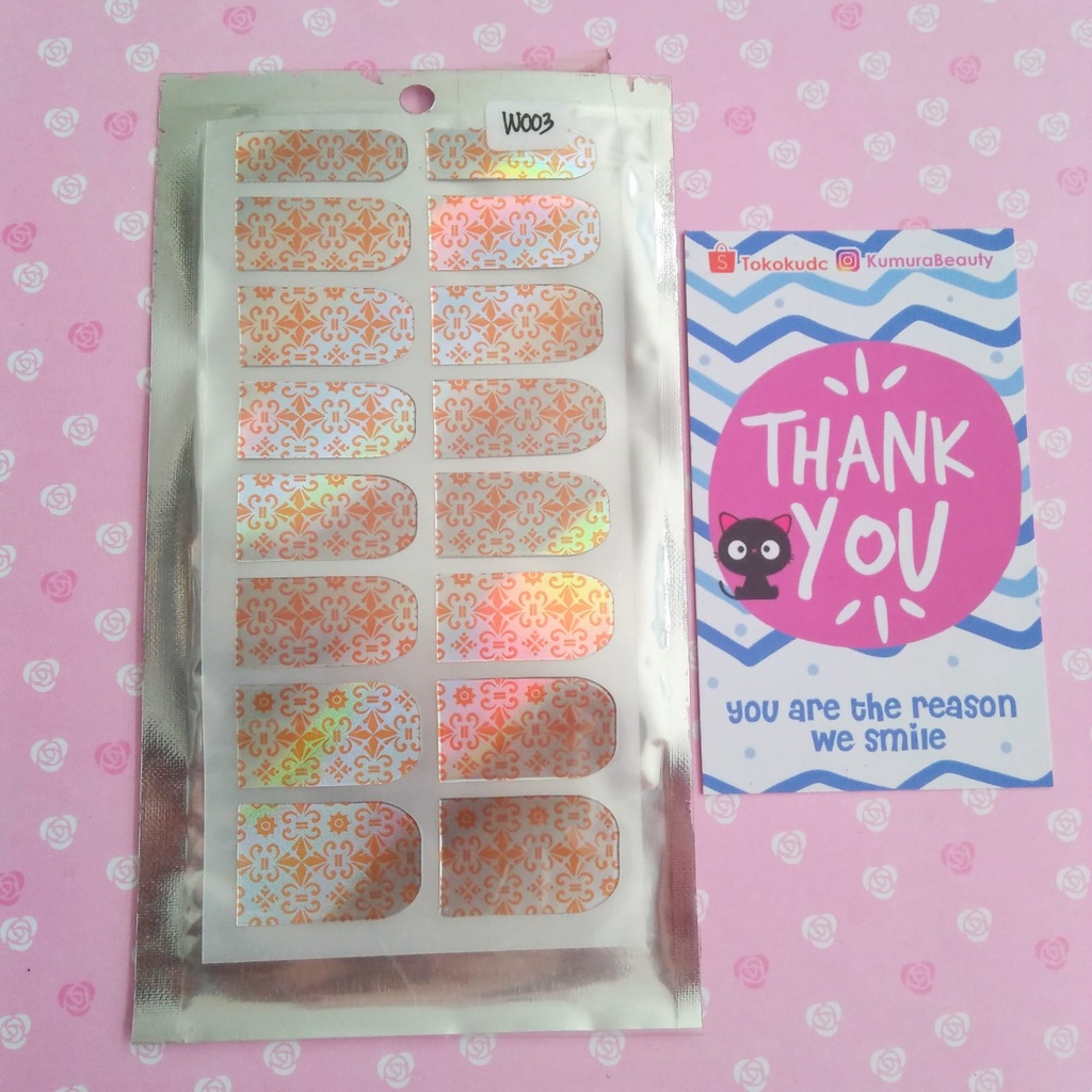 PART2 NAIL ART 3D NAIL ART STICKER DIVA MINX &amp; NAIL COVER KUKU