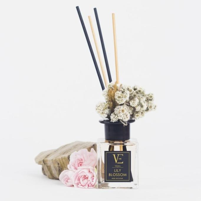 Jual VEDA REED DIFFUSER AROMA LILY BLOSSOM PENGHARUM / PEWANGI RUANGAN