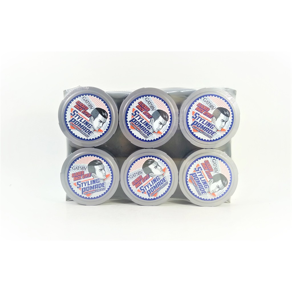 Gatsby Styling Pomade Slicked Back Style 80 g (banded 6 pcs)