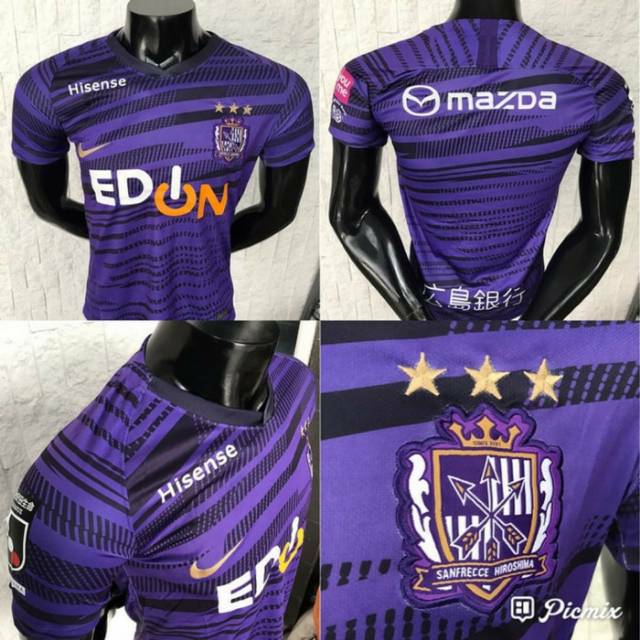 BAJU BOLA JERSEY BOLA SANFRECCE HIROSHIMA HOME 2020 / 2021 IMPORT GO