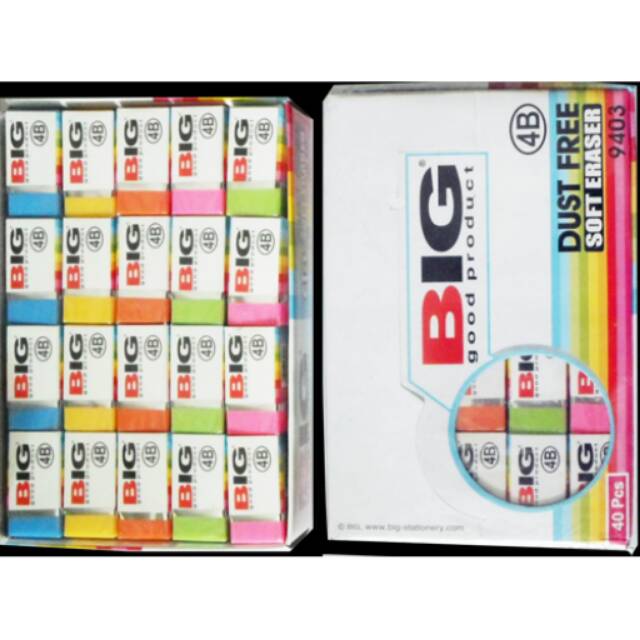 

Penghapus pensil warna warni BIG