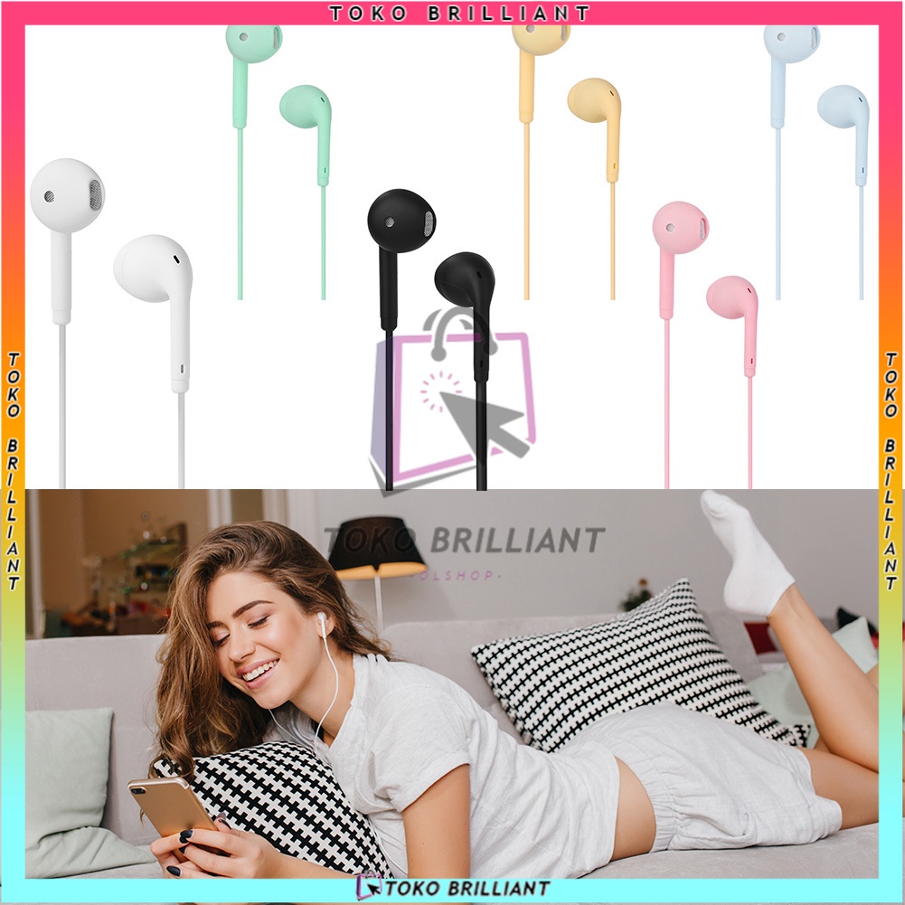 [𝐌𝐞𝐧𝐞𝐫𝐢𝐦𝐚 𝐂𝐎𝐃] Macaron New Handsfree Headset U19 Macaron Packing Plastik Handset Handsfree U19 packing Plastik