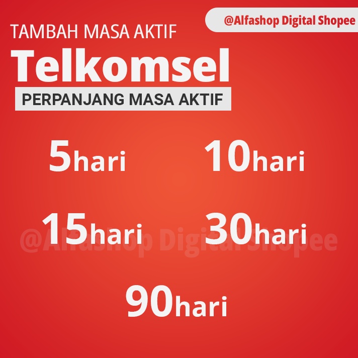 Promo Perpanjang Masa Aktif  kartuTelkomsel Murah