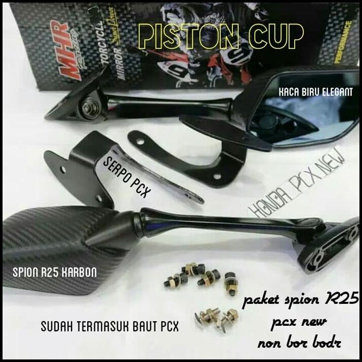Paket Serpo Pcx / Breket Serpo Pcx Spion R 25 Pcx Non Bor Body