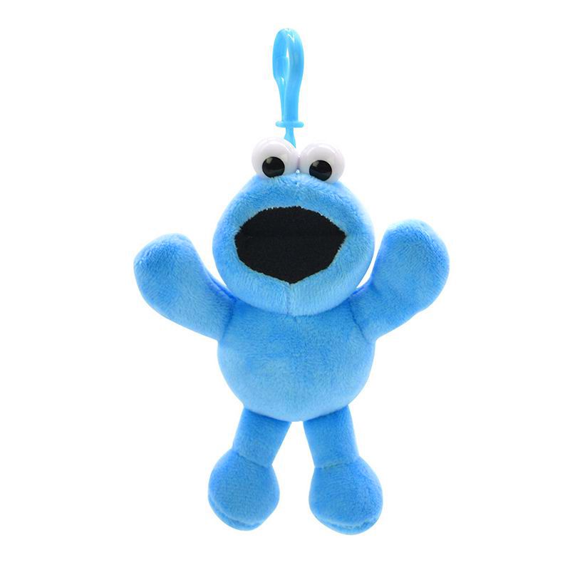 10pcs S Sesame Street Cookie Monster Boneka Ornamen Mewah QT173 Rantai