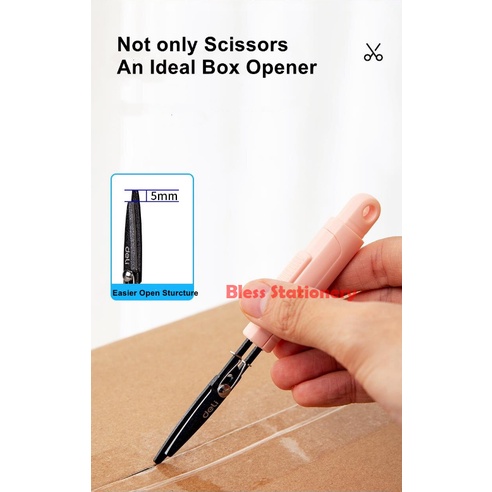 

SIS Deli Gunting Portabel gunting kecil gunting mini gunting lipat Portable Scissors