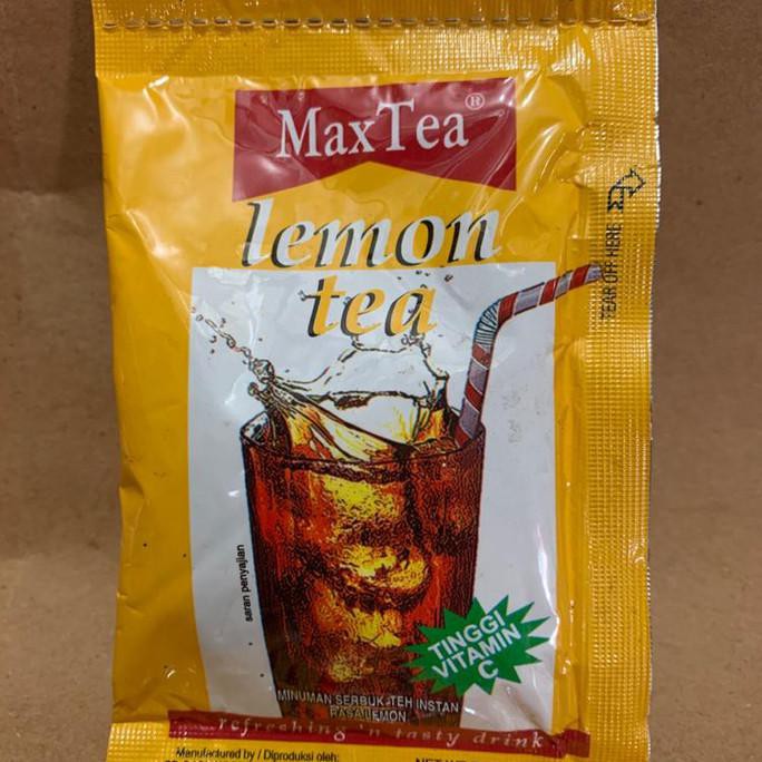 

Teh-Bubuk- Max Tea Lemon Tea - 1 renceng -Dijamin-Halal.