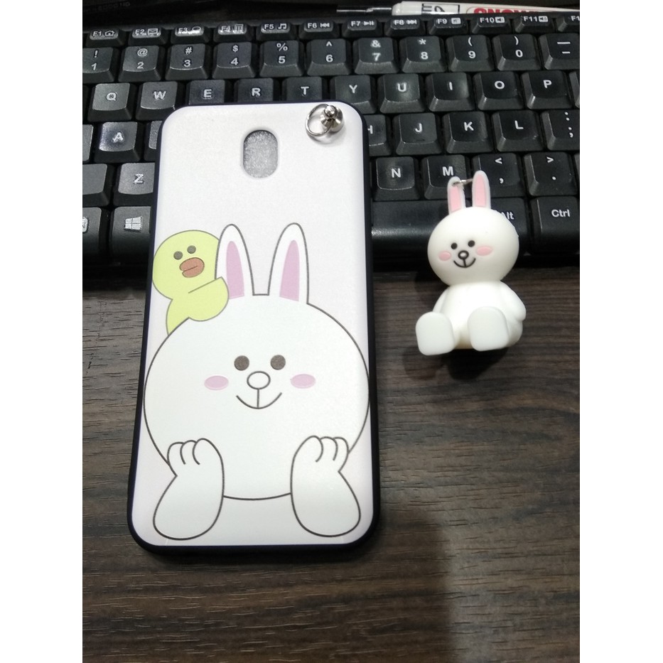 G517Case case samsung j7 pro soft case gantungan boneka lucu bisa standing hp
