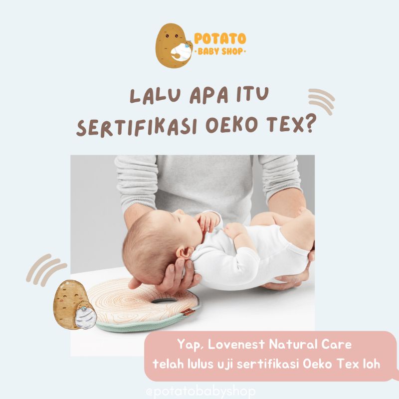 Babymoov Lovenest Natural Care - Bantal Anti Peyang