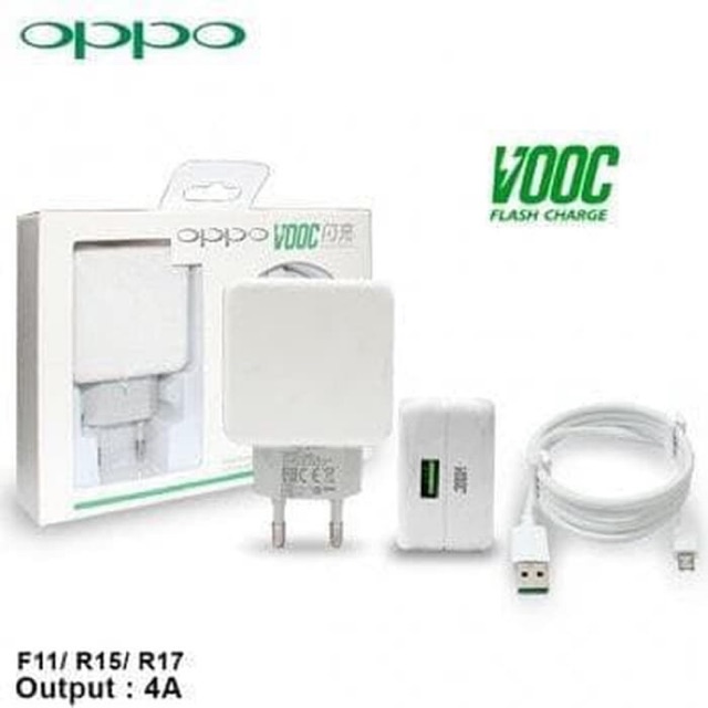 charger oppo vooc R17 / R11 / R15 / casan oppo colokan mirco &amp; tipe c