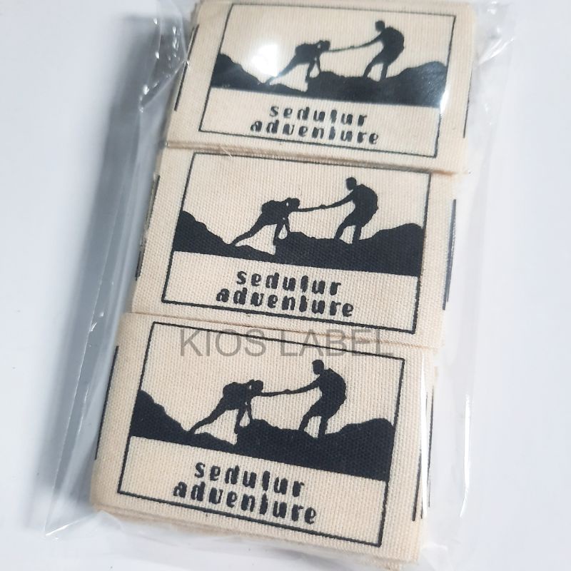

label katun 3cm label kaos label pakaian label baju