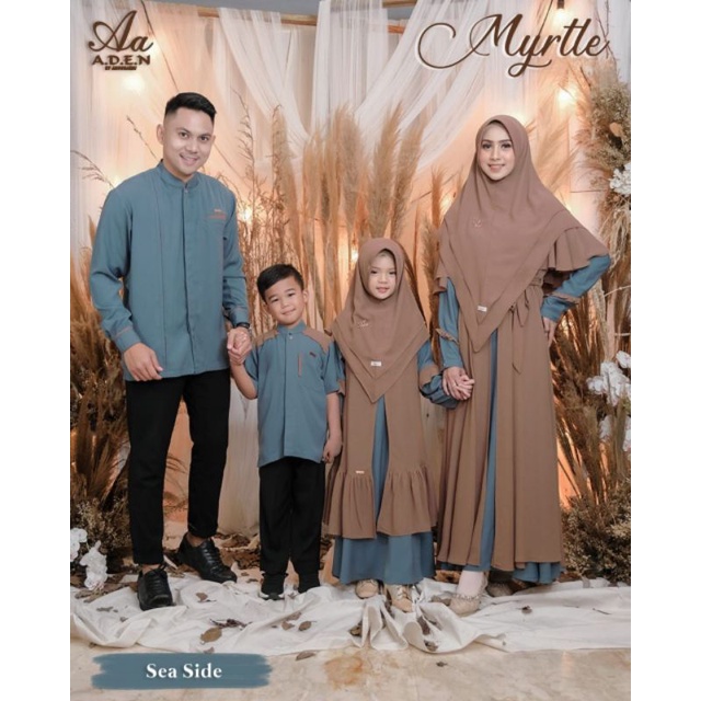 Sarimbit Myrtle by Aden / Gamis Koko keluarga Ori ADEN