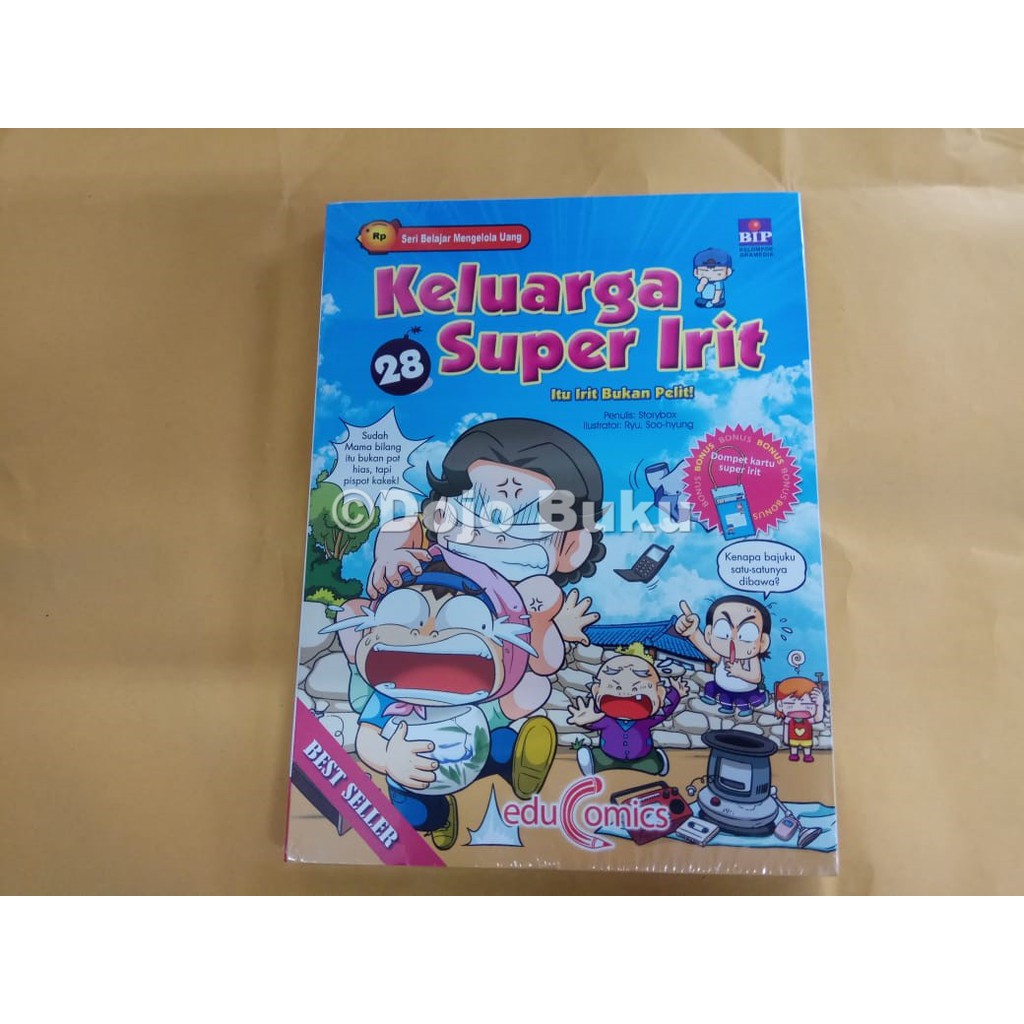 Buku Educomics : Seri Keluarga Super Irit