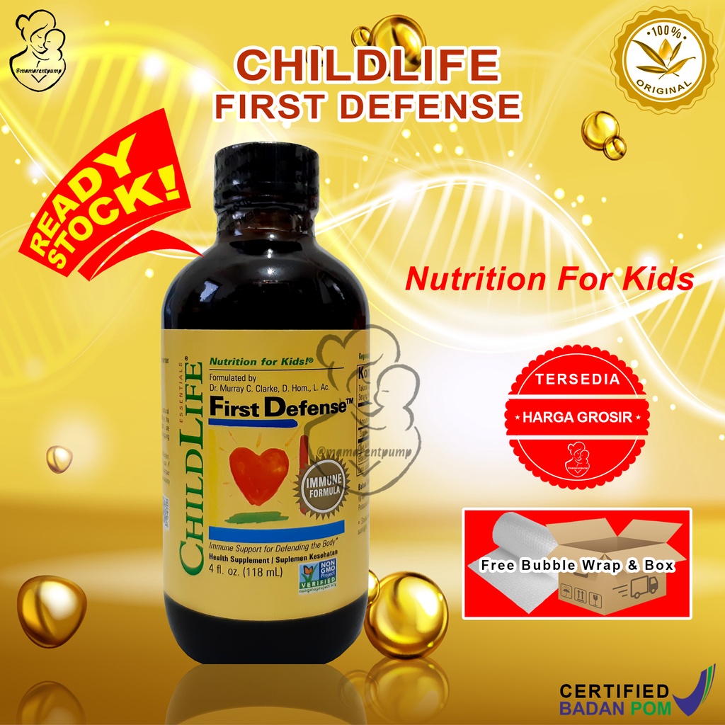 BPOM ChildLife vitamin vit c Echinacea multi Multivitamin dan liquid cod liver oil omega DHA