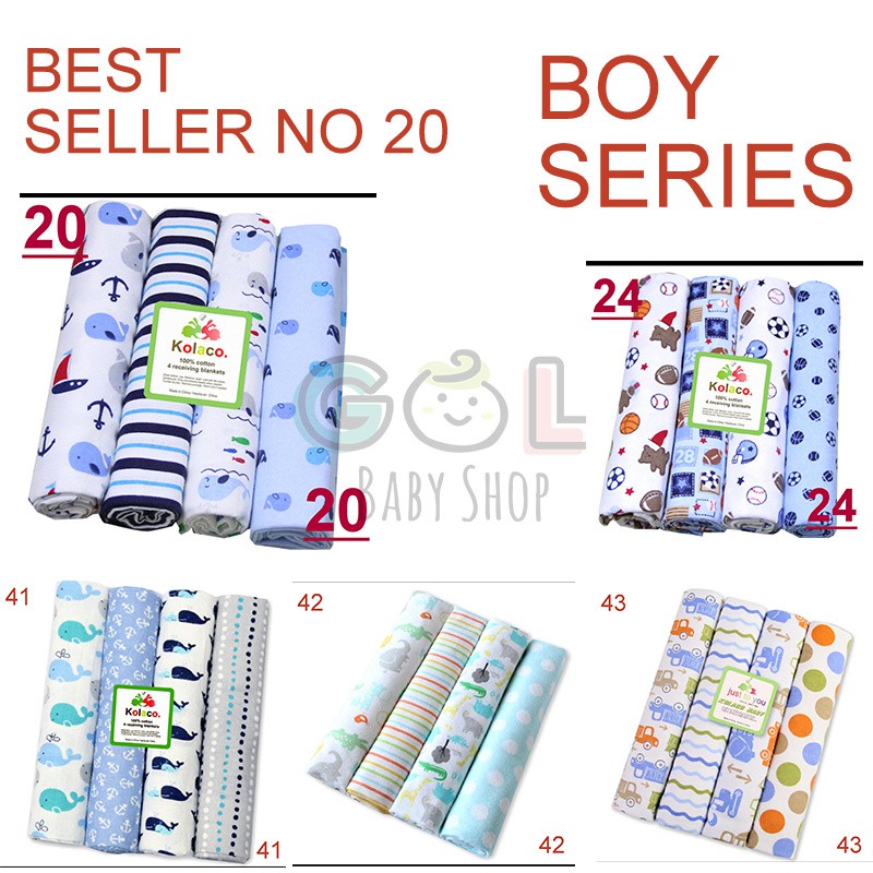 PILIH MOTIF Kain Bedong bayi Jumbo Besar Lebar Bayi Baby Carter Carters 4 In 1 Just To You Colaco