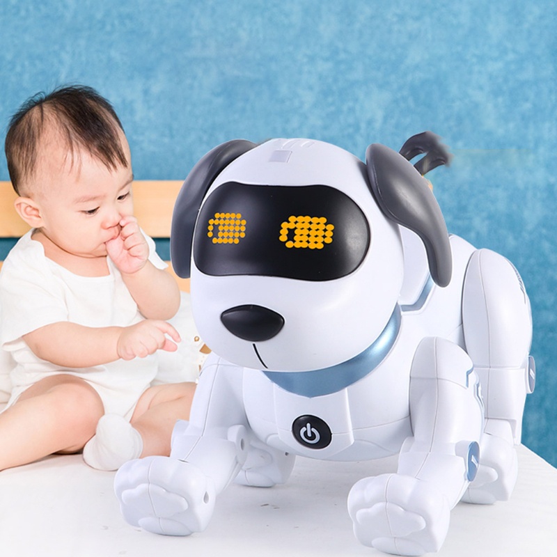 Mary Remote Control Anjing RC Robot Stunt Puppy Dancing Programmable Untuk Mainan Pintar Hadiah Interaktif