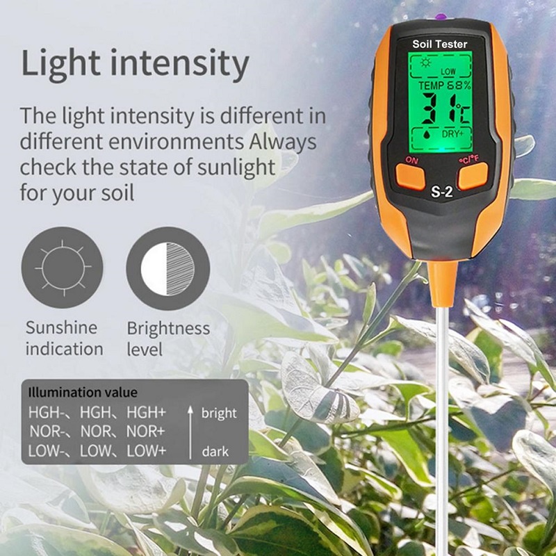 Mi.more Digital Soil Analyzer Tester 5in1 Meter Alat Ukur pH Tanah