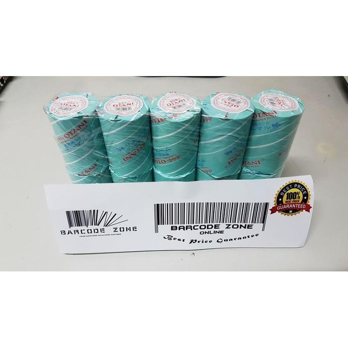 

PROMO KERTAS STRUK THERMAL Uk 58mm x 40mm MERK OTANI MOBILE PRINTER akhr tahun 40%sale