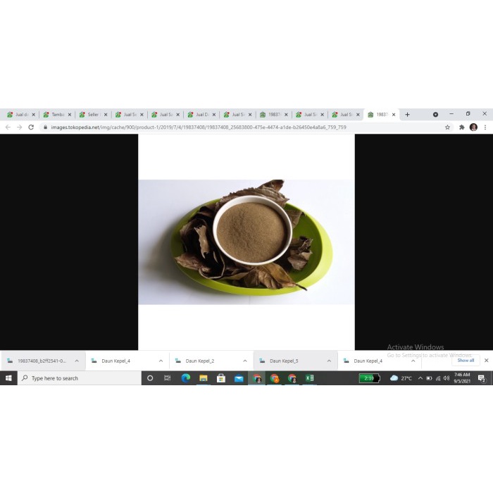 

Daun Kepel Bubuk Murni Alami 250 gram (1/4 kg)