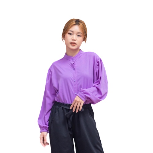 ZASKIYA - Rivery Blouse / Nameria / River Oversize Blouse Crepe / AIRFLOW / RIVERY PREMIUM