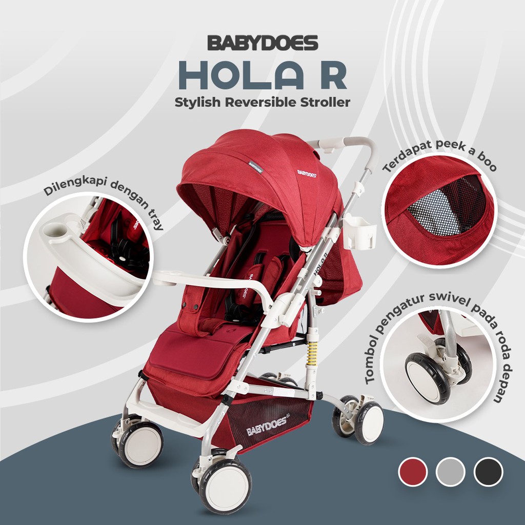 Stroller Babydoes Baby Does Olla , Olla R , Olla CX (dulu namanya Hola R)