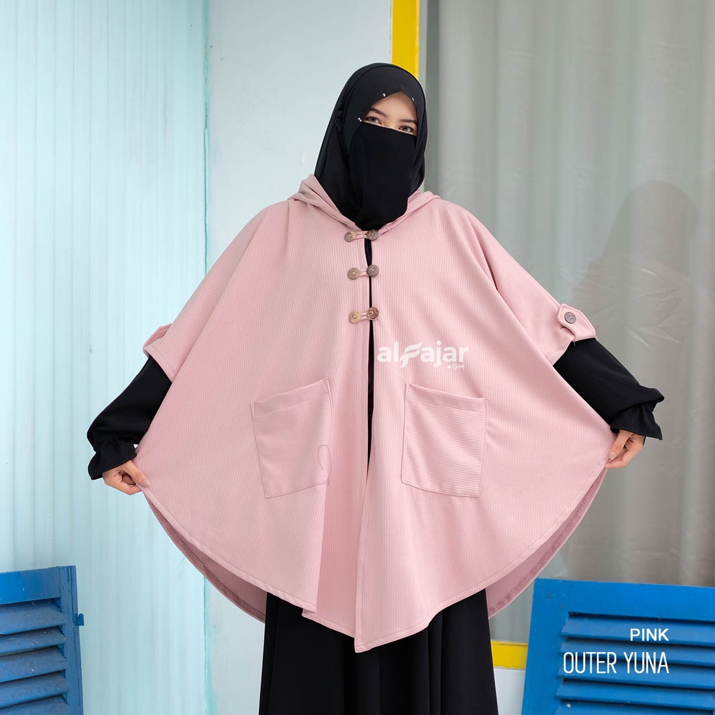 Outer Hoodie Syar'i YUNA by Alfajar