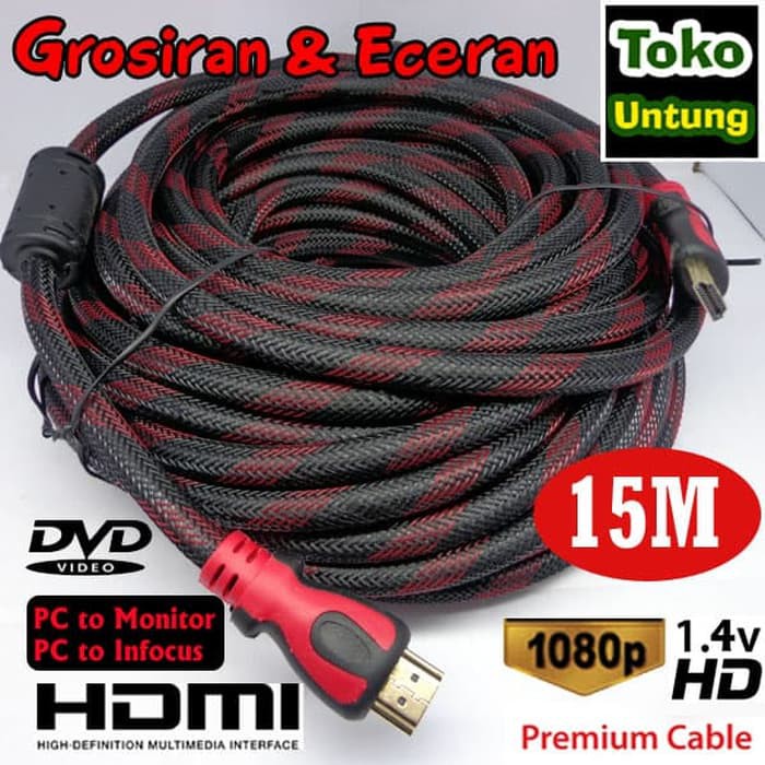 HDMI To HDMI 15Meter / Kabel hdmi to hdmi 15 meter / hdmi 15 meter