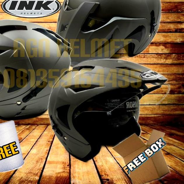 ☜ HELM INK KW JP8 DOUBLE VISOR FREE STIKER ✿