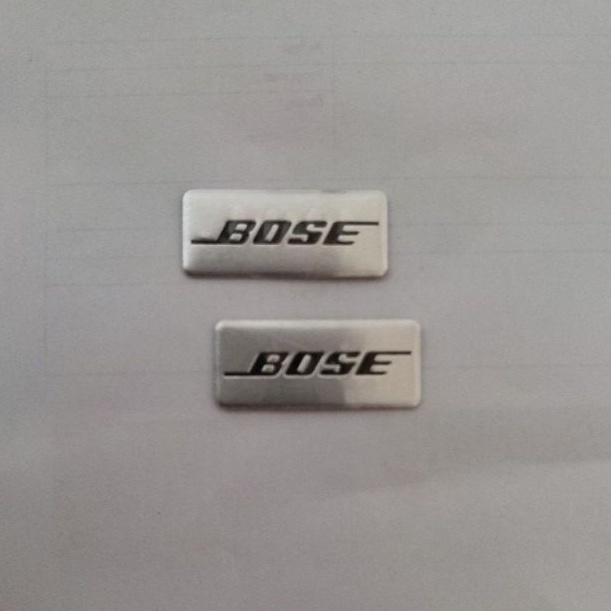 Emblem Alumunium Sticker Decals 3D BOSE KOTAK Logo Audio Speaker Car Emblem